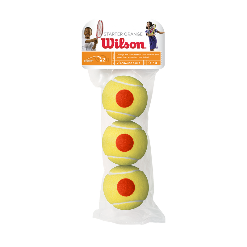 Pack de 3 Pelotas de Tennis Game Punto Naranja