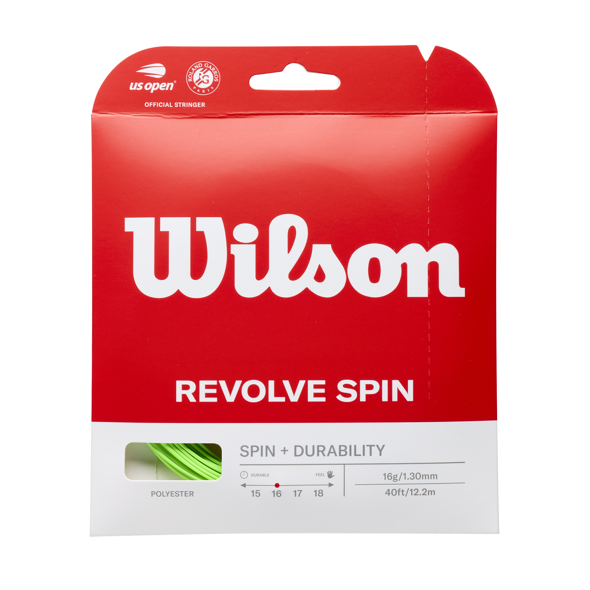 Cuerda para Raqueta Revolve Spin Verde